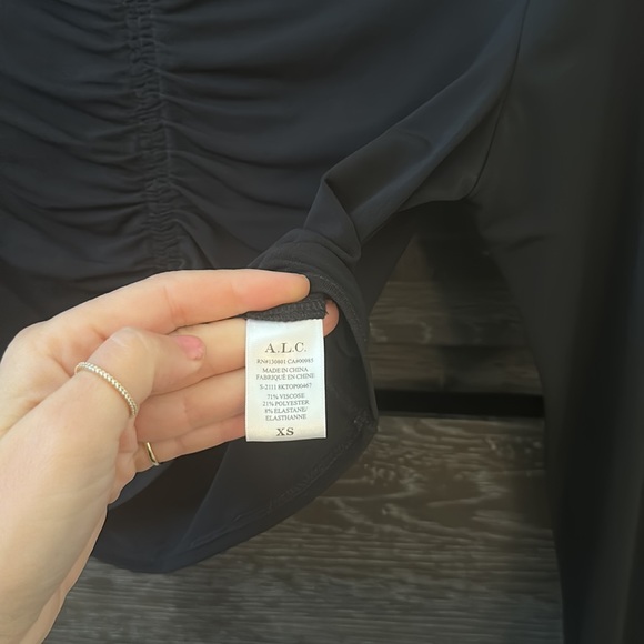 A.L.C. cropped top in black- like new - “Anne Top” - Picture 10 of 12